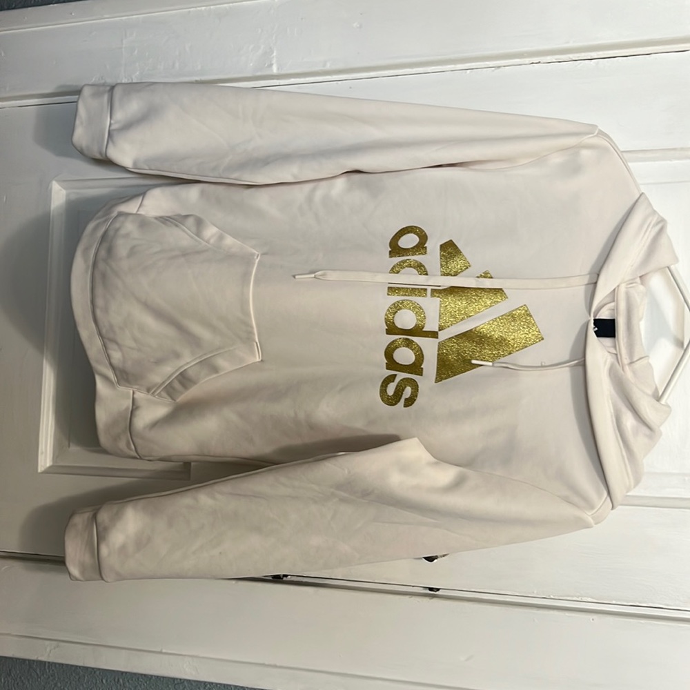 Girls Adidas Hooded Sweatshirt